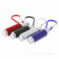 Fashion Colorful Columbia Mini LED Flashlight Torch Light Carabiner Key-chain